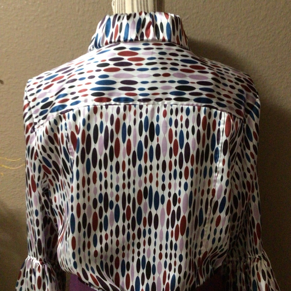 NEWT VIOLET AND CLAIR BLOUSE - Picture 4 of 15